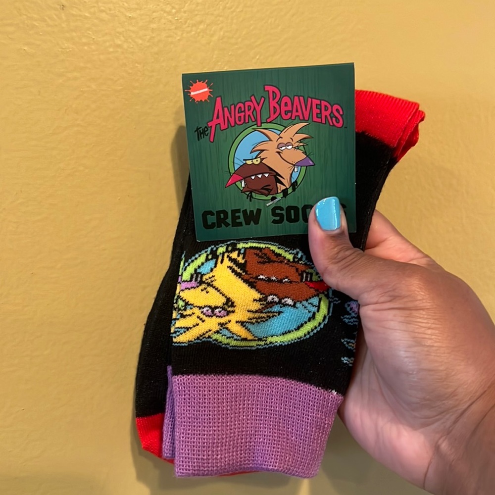 The angry beavers socks